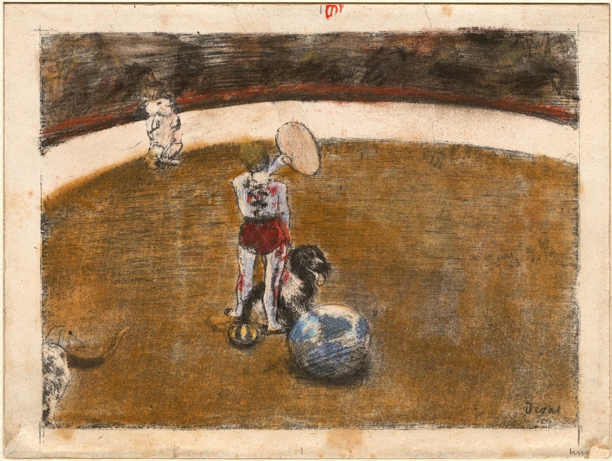 At the Fernando Circus by Edgar Degas