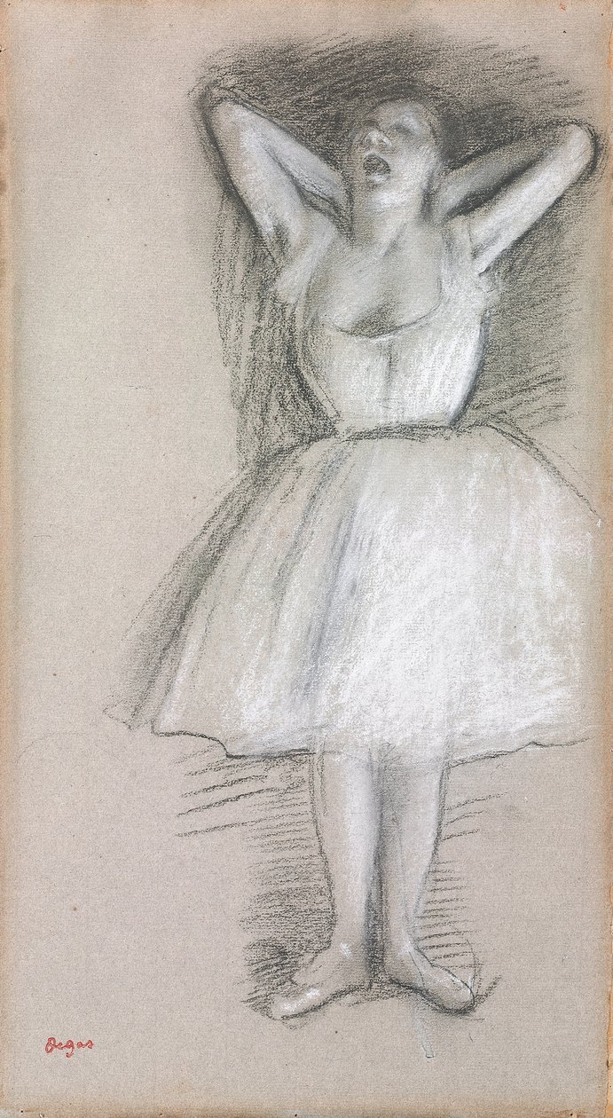 Dancer, Arms Raised Behind the Head by Edgar Degas