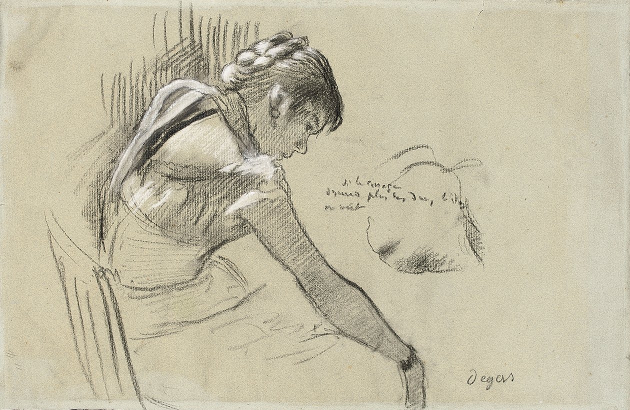 Dancer at Rest by Edgar Degas