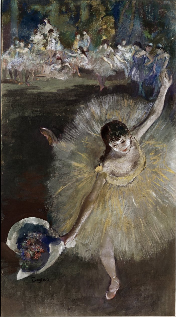 Dancing girl by Edgar Degas