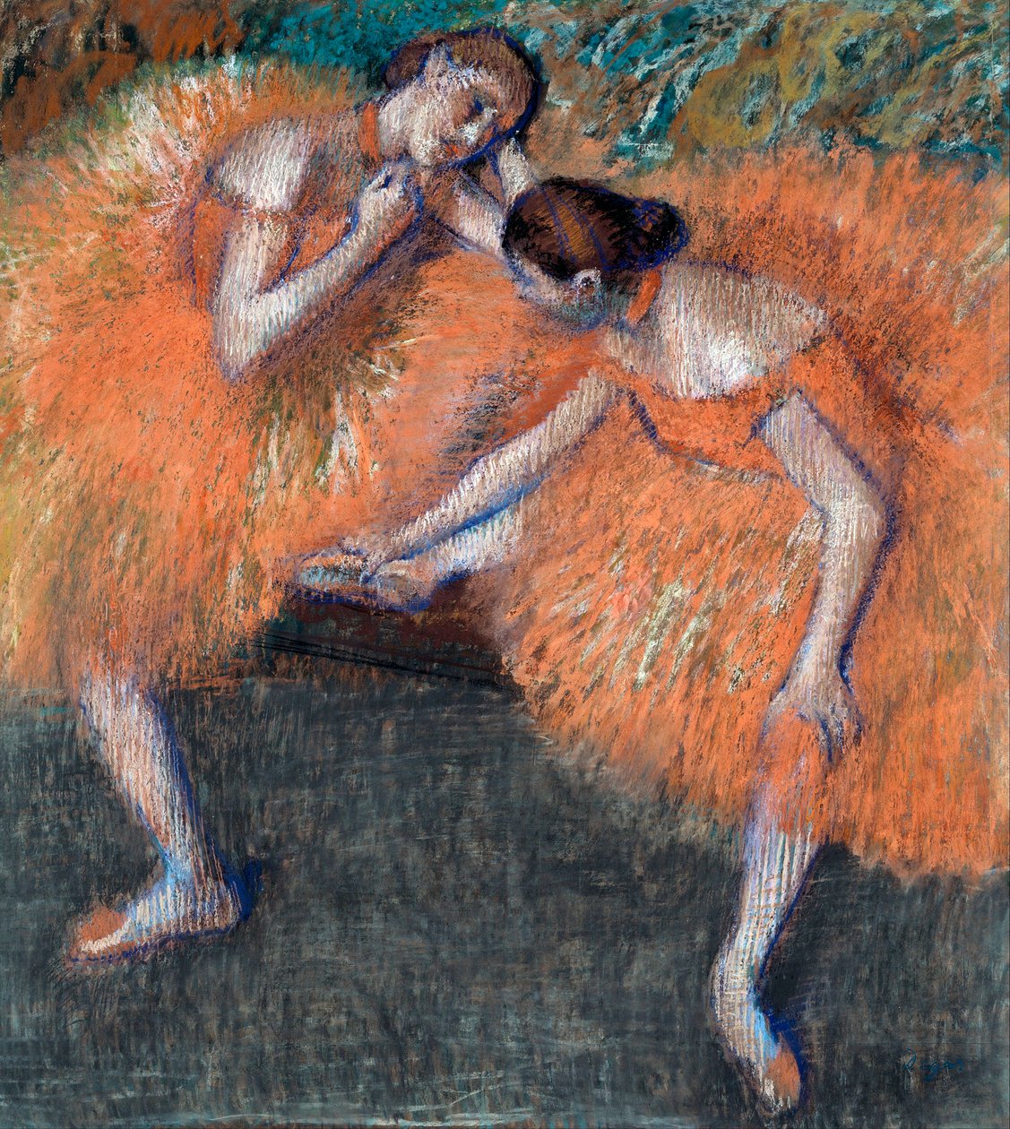 Two Dancers by Edgar Degas
