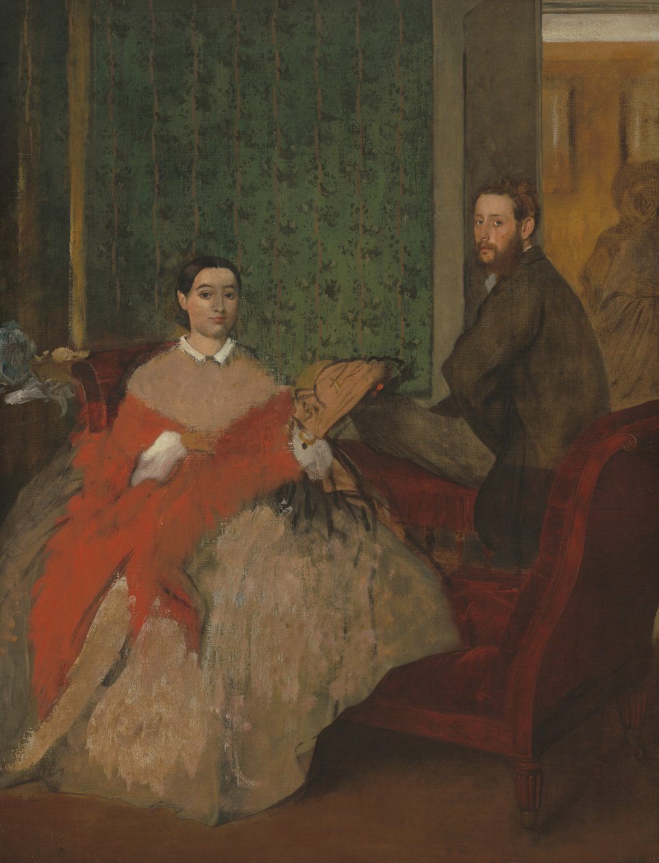 Edmondo and Thérèse Morbilli by Edgar Degas