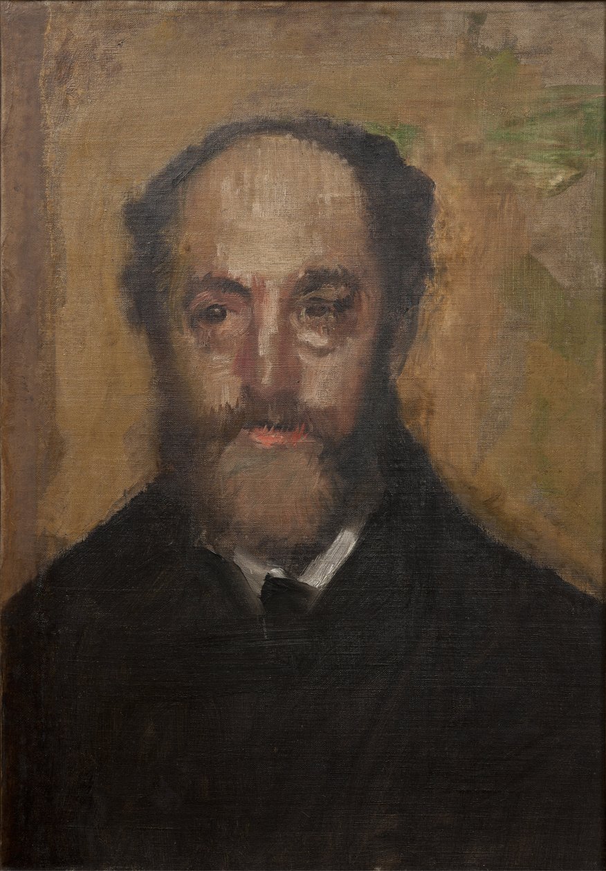 Portrait of the Art Critic Emile Durand-Greville (1838-1914) by Edgar Degas