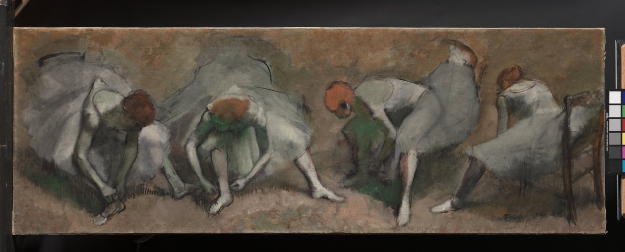 Frieze of Dancers, c.1895 by Edgar Degas