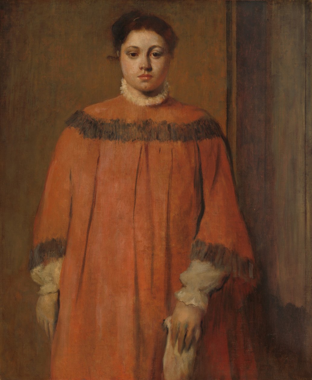 Girl in Red, c. 1866 by Edgar Degas