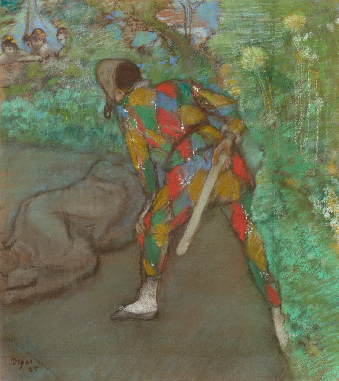 Harlequin by Edgar Degas