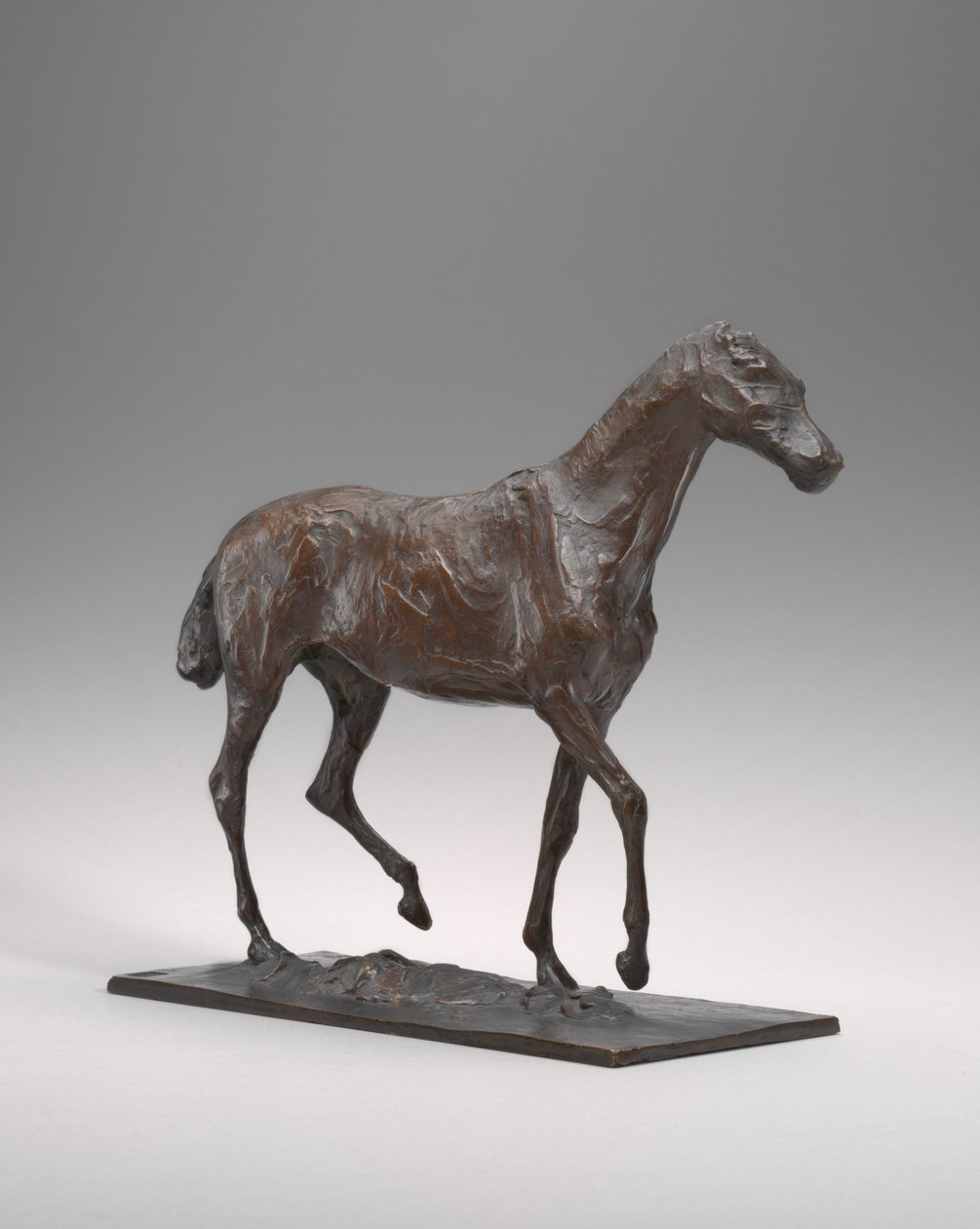Horse Walking by Edgar Degas