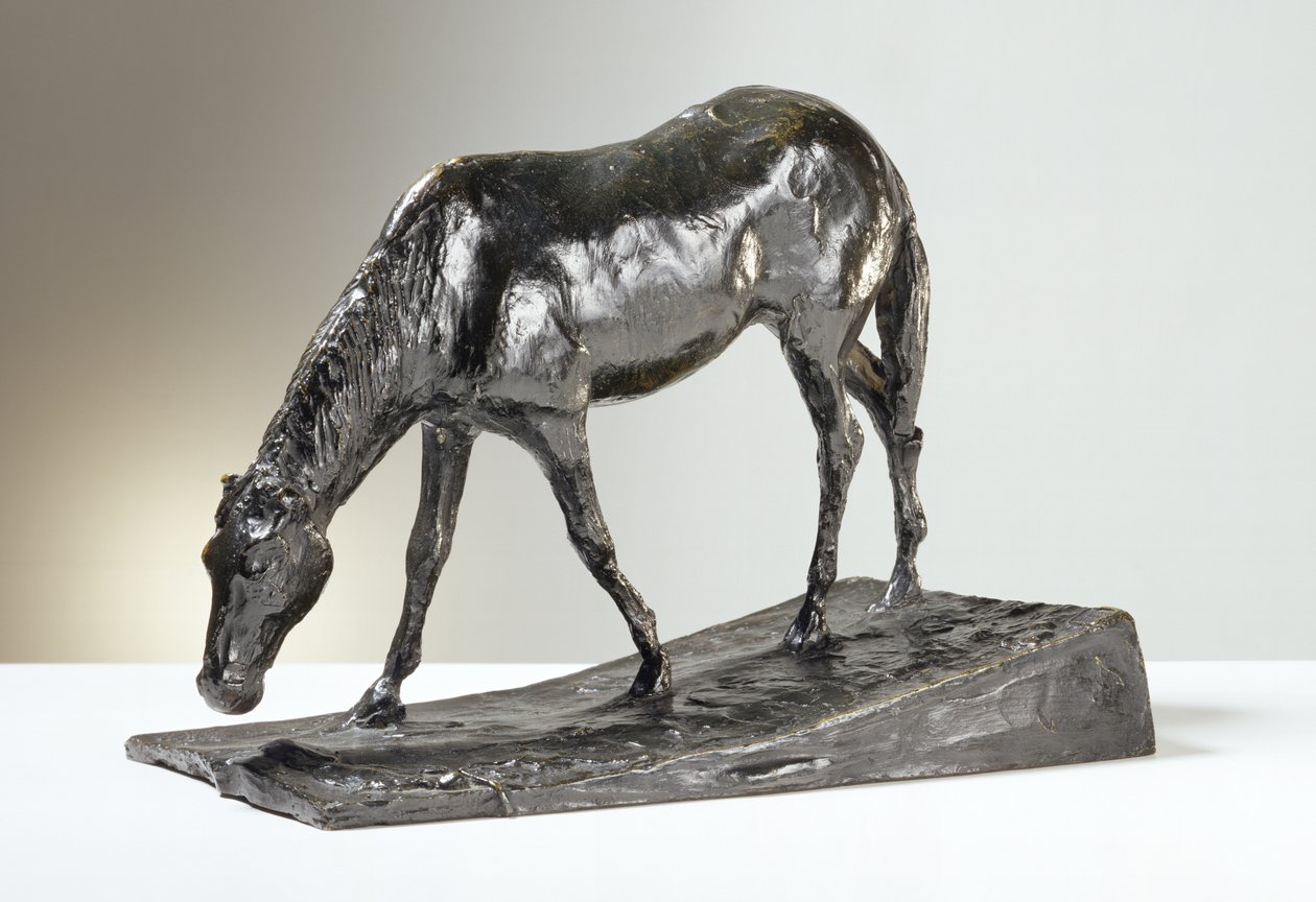 Horse at Trough by Edgar Degas