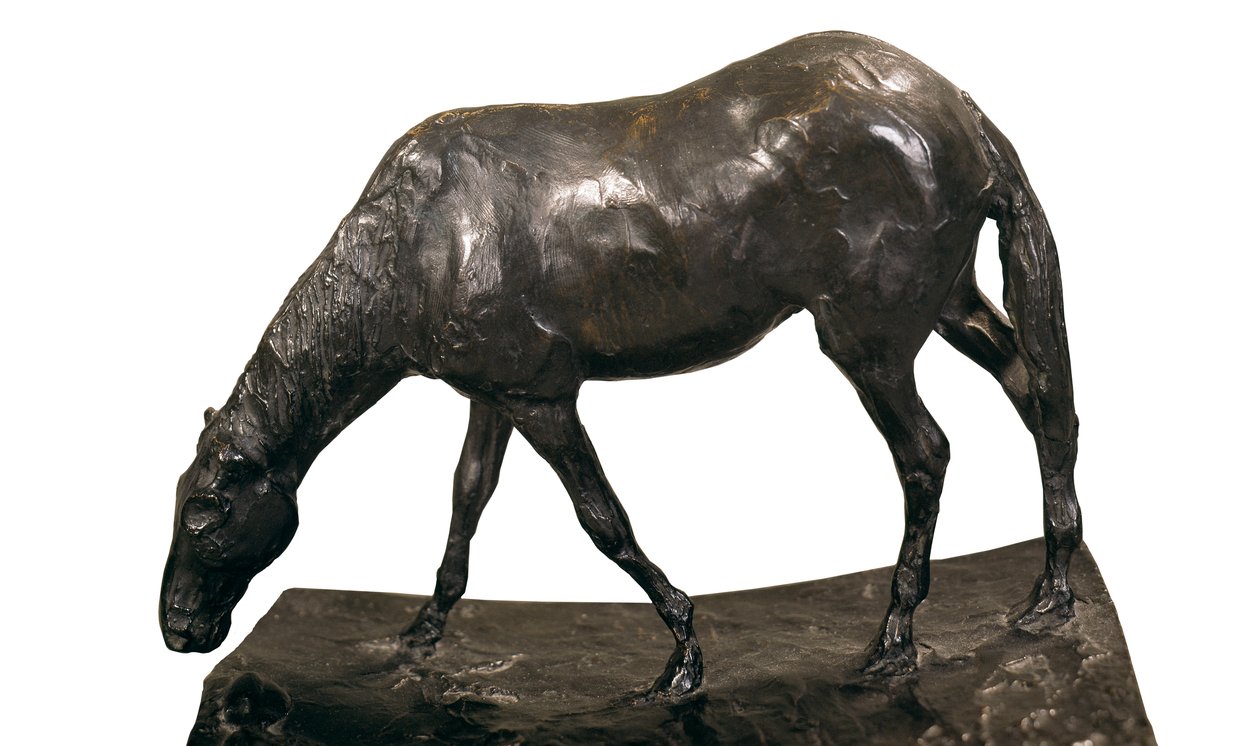 Horse at the trough, sculpture by Edgar Degas by Edgar Degas