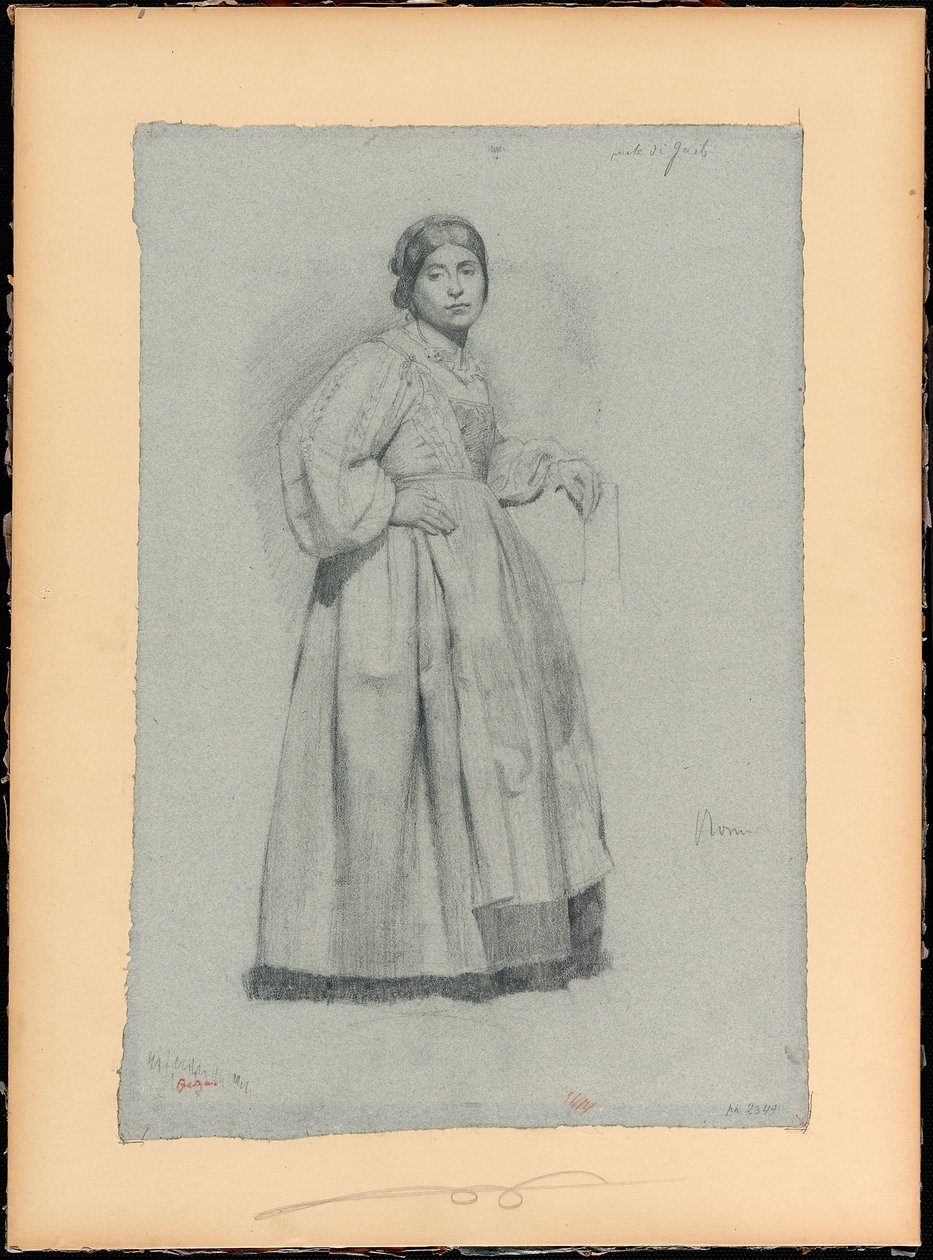 Italian (Gaeta) by Edgar Degas