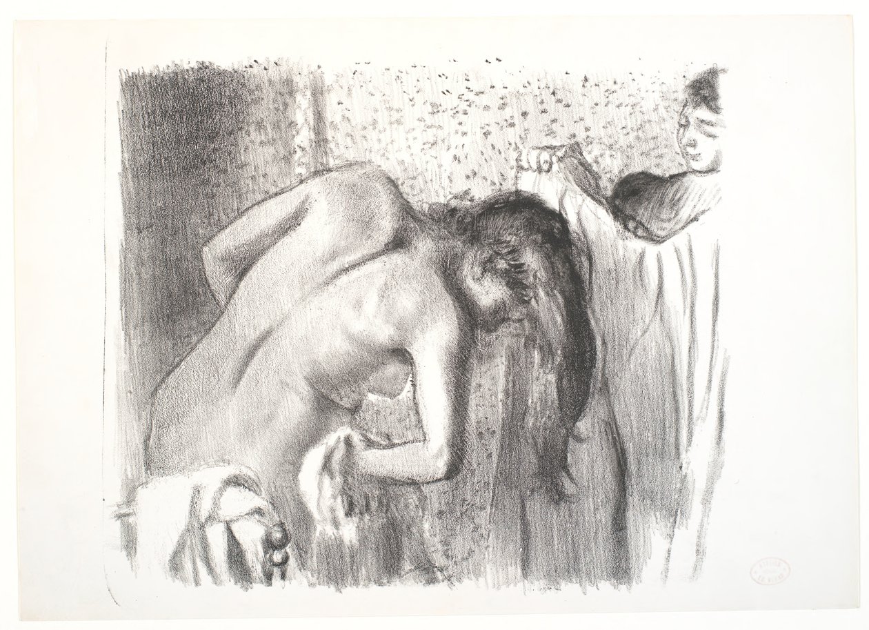 The Bath (large plate) by Edgar Degas