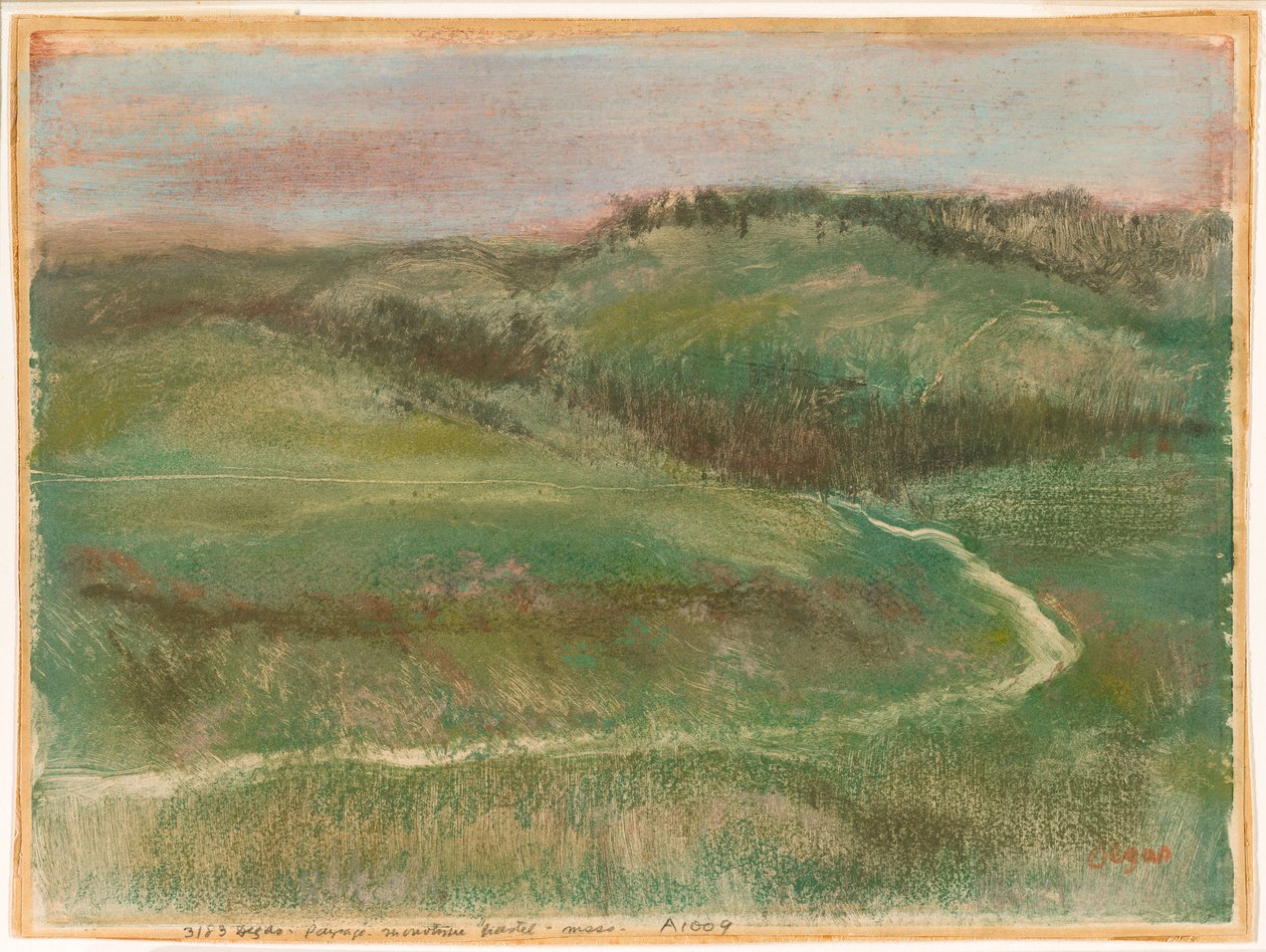 Landscape by Edgar Degas