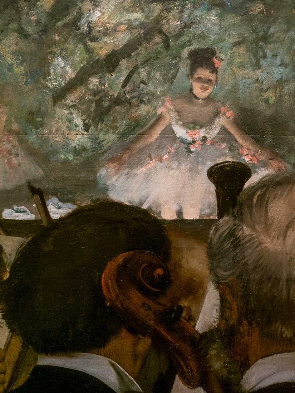 Les Musiciens (detail) by Edgar Degas