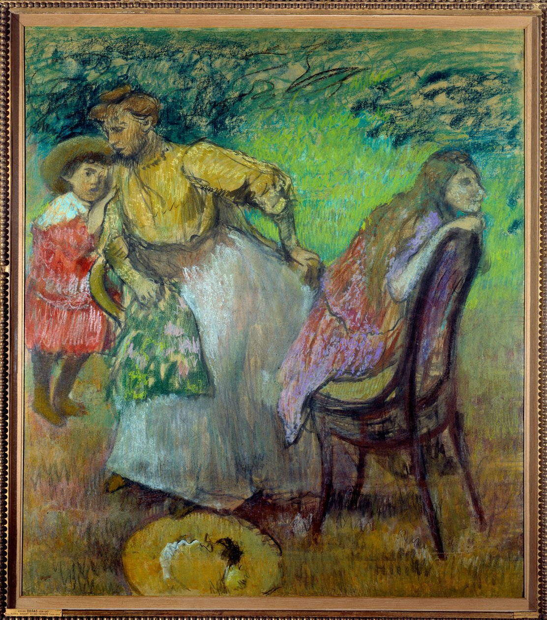 Madame Alexis Rouart and her children by Edgar Degas