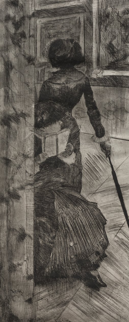 Mary Cassatt at the Louvre: The Paintings Gallery by Edgar Degas