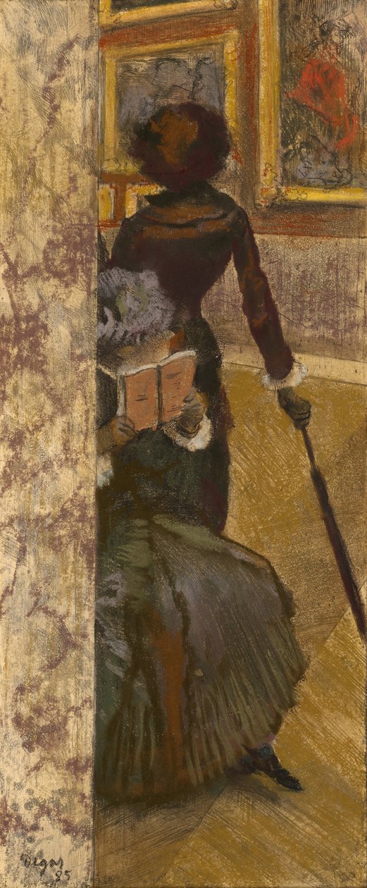 Mary Cassatt at the Louvre: The Paintings Gallery by Edgar Degas