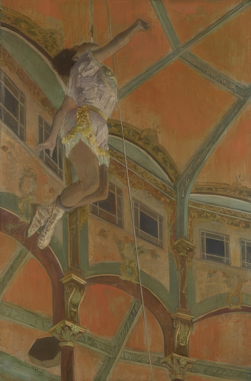 Miss La La at the Circus Fernando. 1879 by Edgar Degas