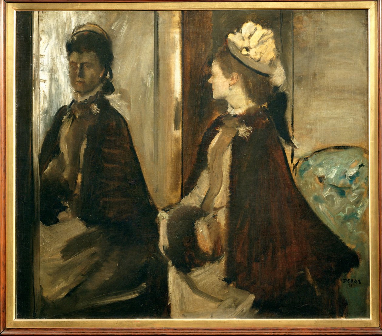 Mme. Jeantaud at the mirror by Edgar Degas