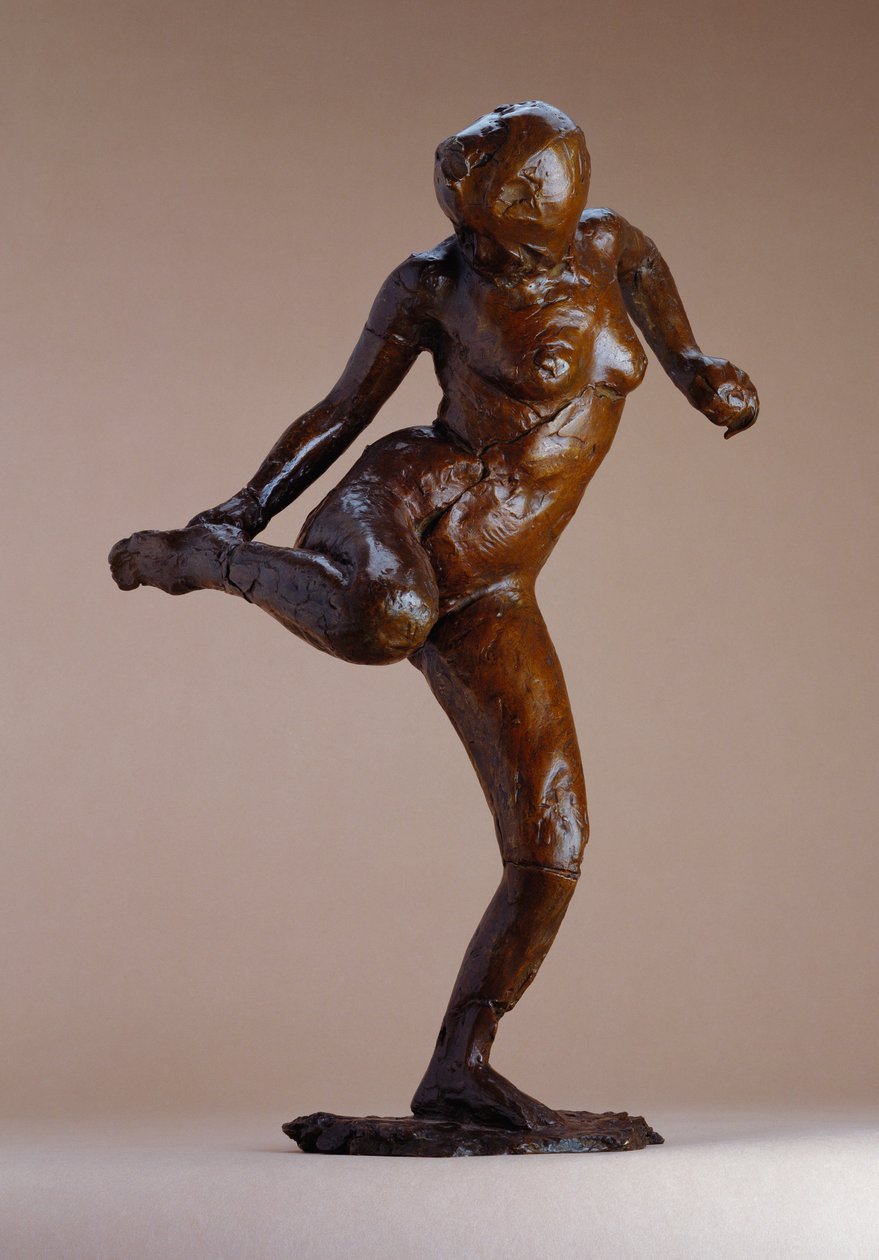 Nude Looking at the Sole of Her Right Foot by Edgar Degas