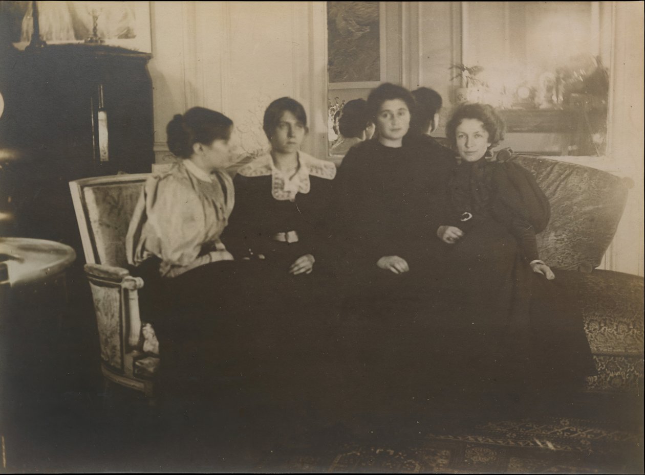 Paule Gobillard, Jeannie Gobillard, Julie Manet, and Geneviève Mallarmé by Edgar Degas