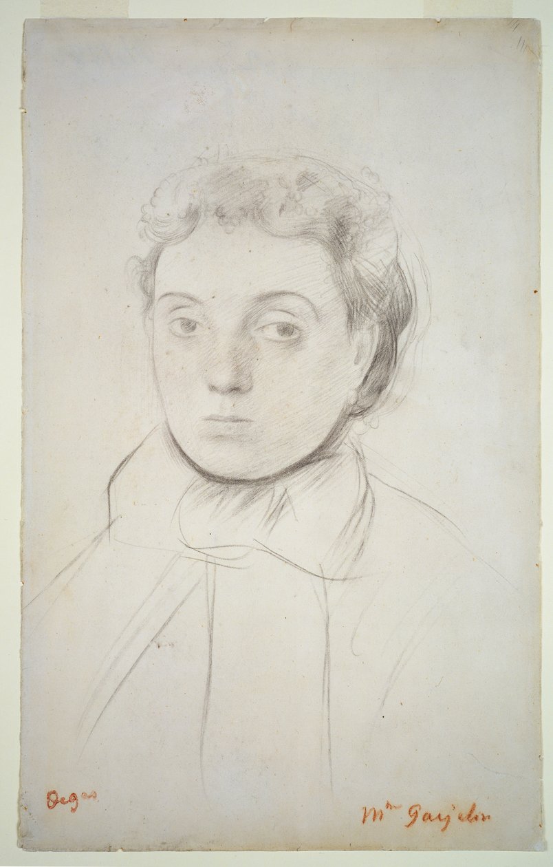 Portrait of Joséphine Gaujelin, before 1867 by Edgar Degas