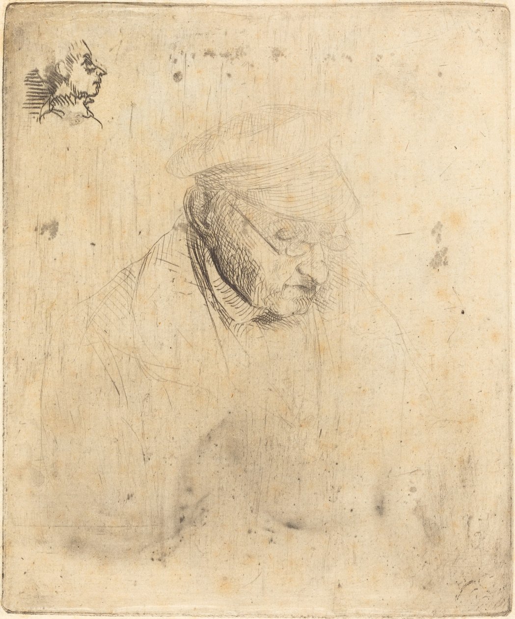 René-Hilaire de Gas, Grandfather of the Artist, 1856 by Edgar Degas