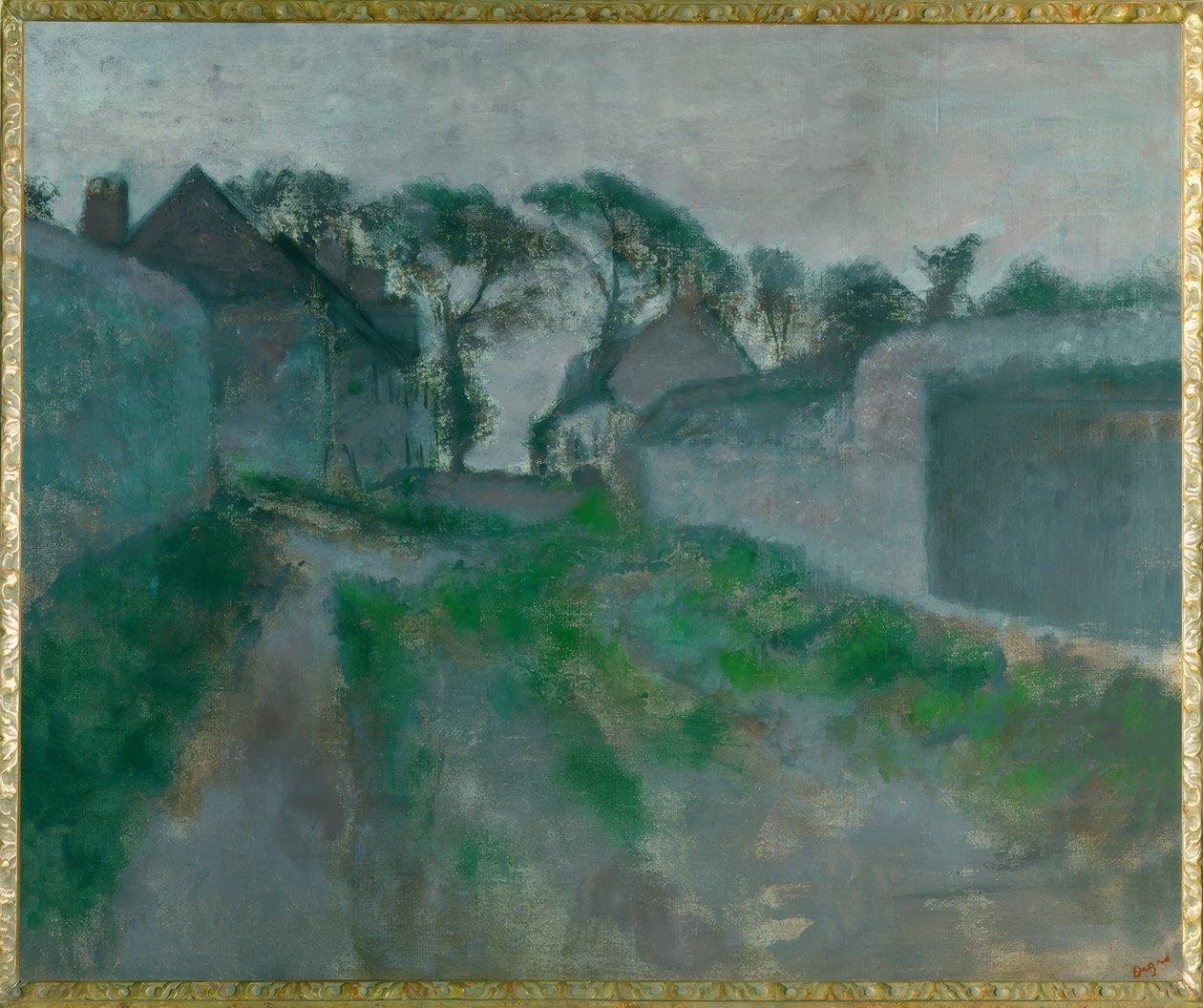Village Street Saint Valery-sur-Somme by Edgar Degas
