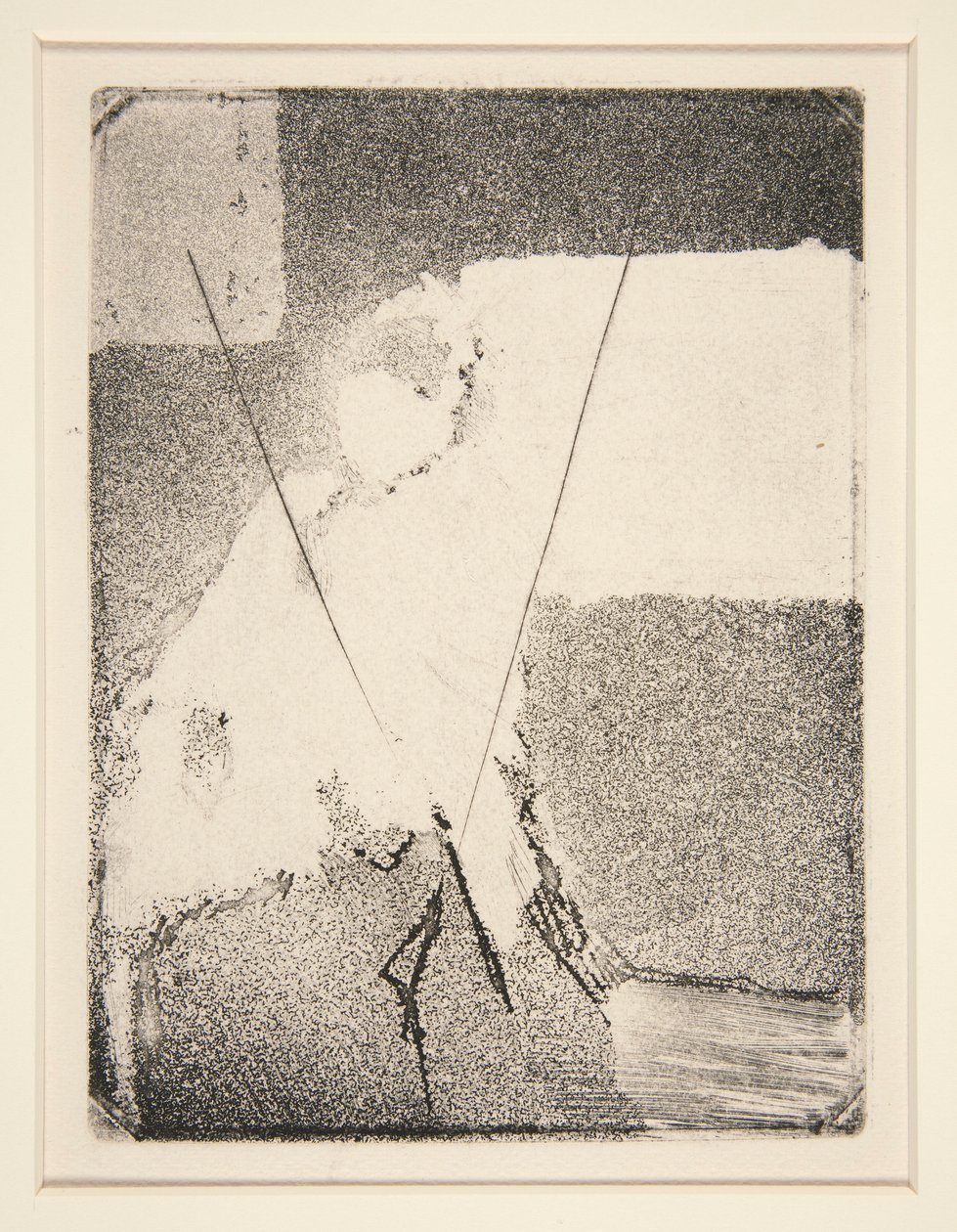 Seated Woman in Bonnet and Shawl by Edgar Degas
