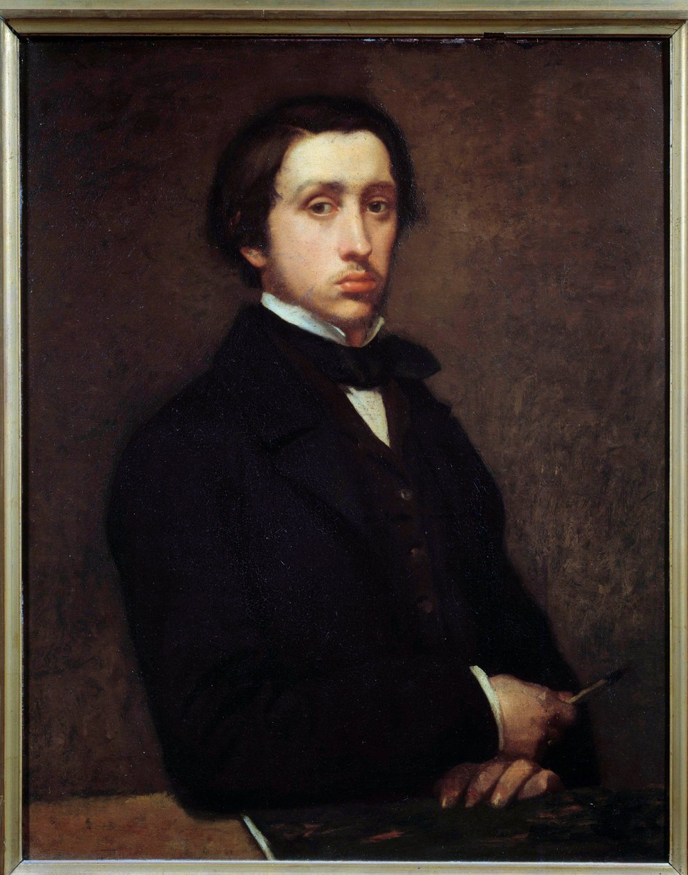 Self-Portrait (detail) by Edgar Degas