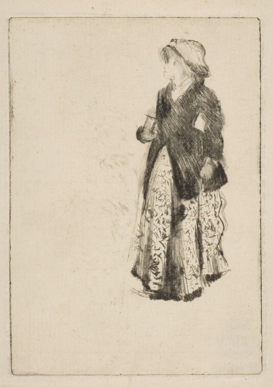The Actress Ellen Andrée by Edgar Degas