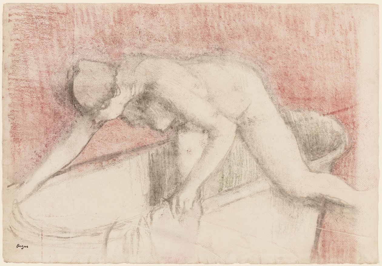 The Bath by Edgar Degas