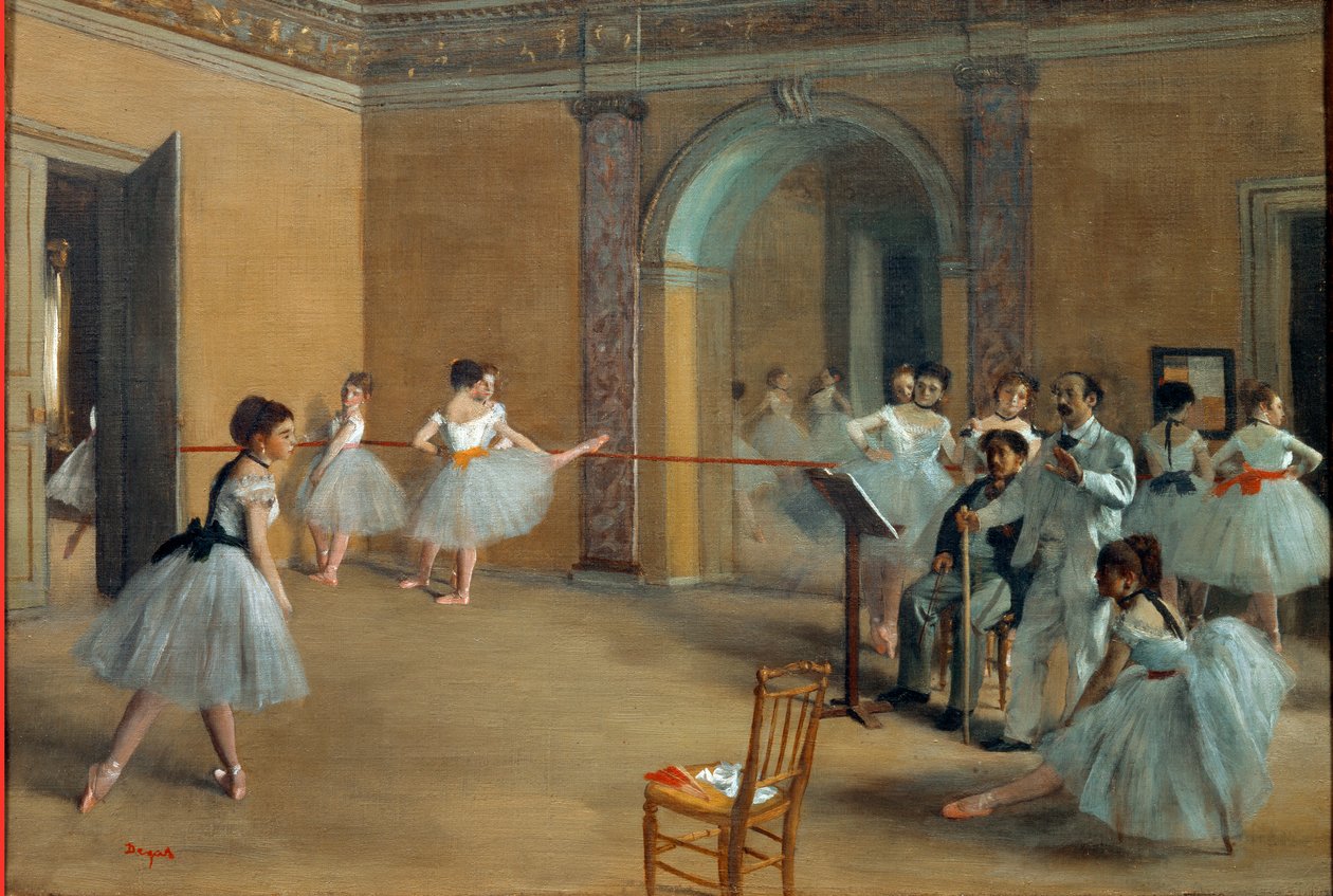 Degas Ballett-Decke „The Dance Foyer“ – 100 % Baumwolle, Gewebt In USA