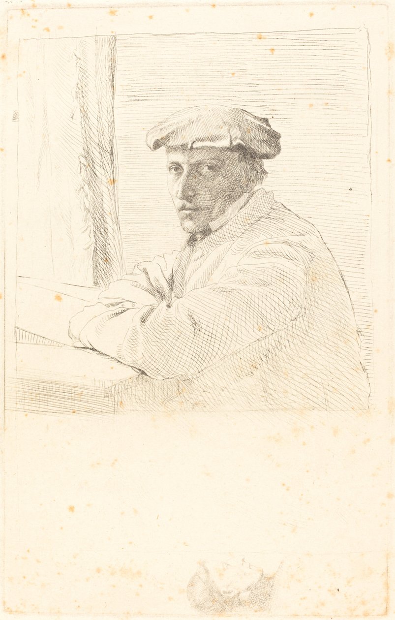 The Engraver Joseph Tourny, 1857 by Edgar Degas