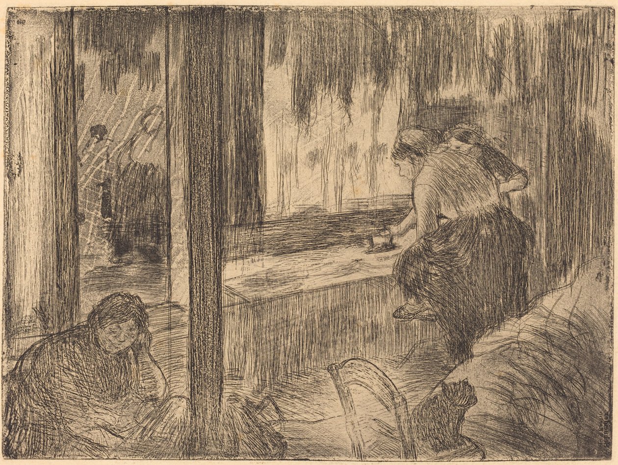 The Laundresses, 1879-1880 by Edgar Degas