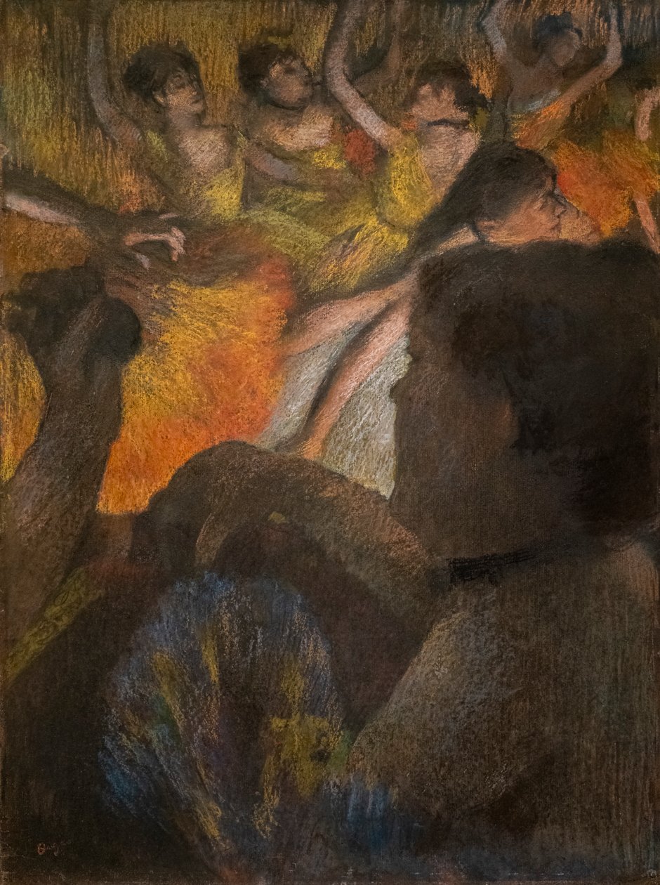 The Lodge by Edgar Degas