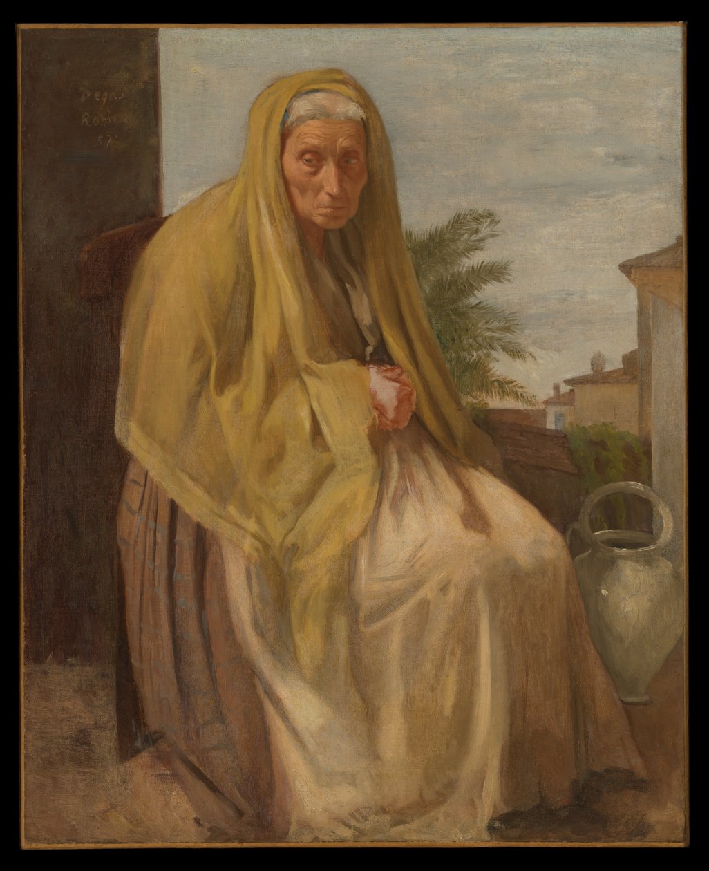 The Old Italian Woman by Edgar Degas