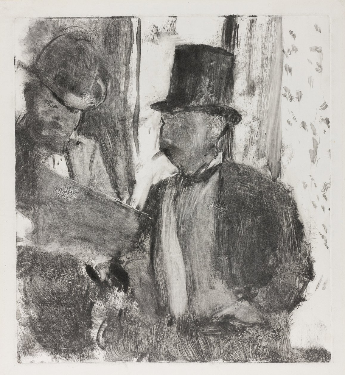 The Two Connoisseurs by Edgar Degas