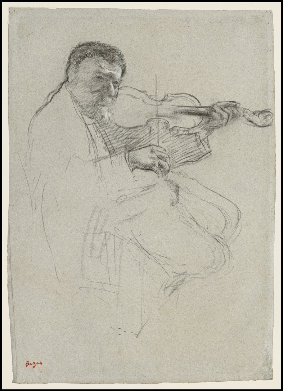 The Violinist, Study for 