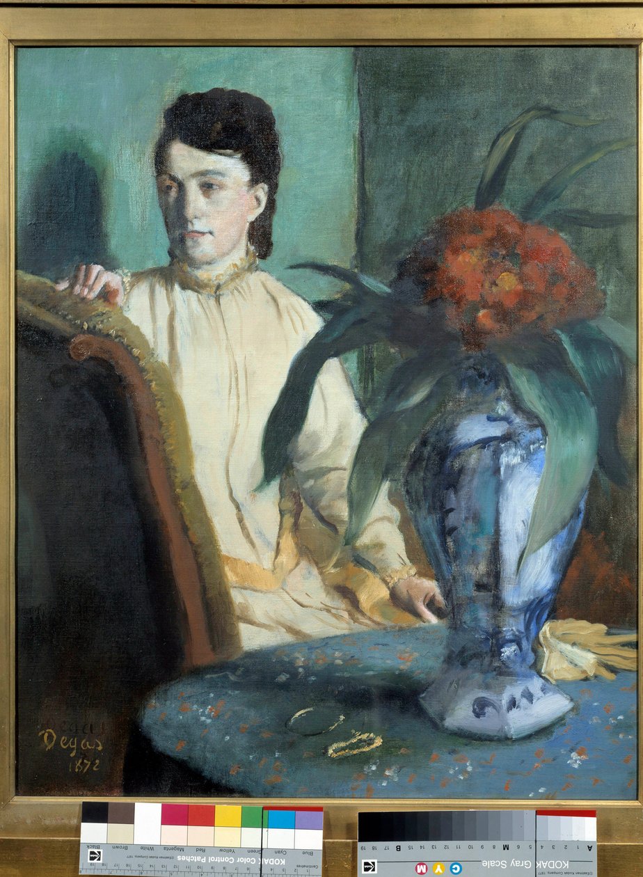 The Woman Has the Potiche by Edgar Degas