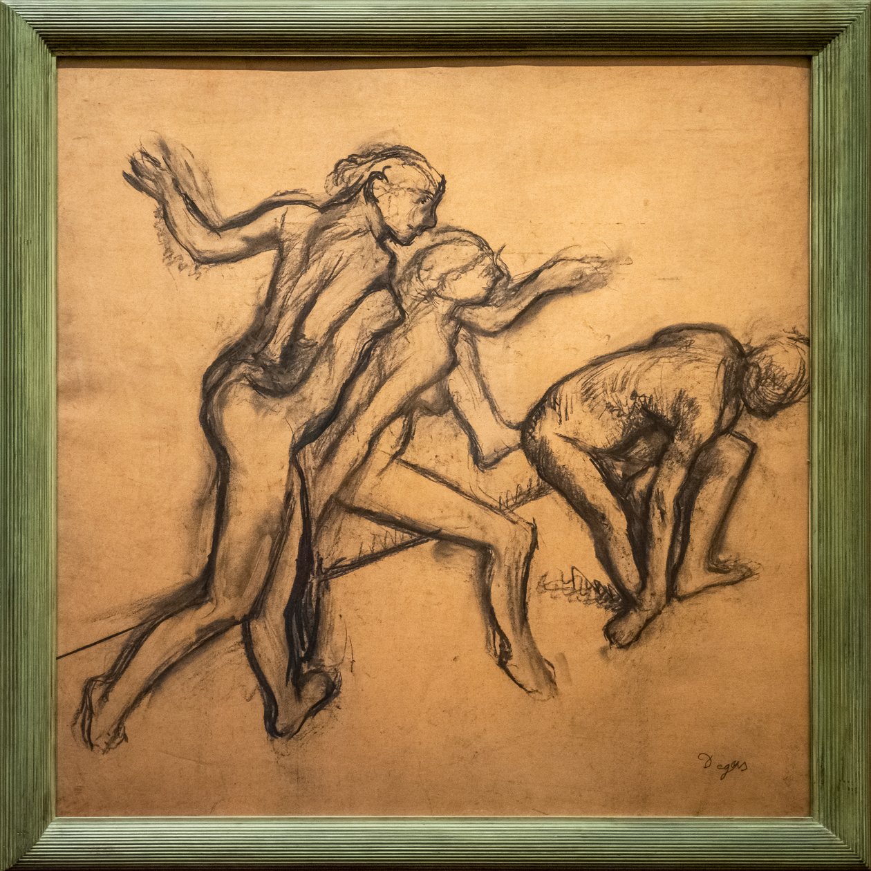 Three Naked Dancers by Edgar Degas