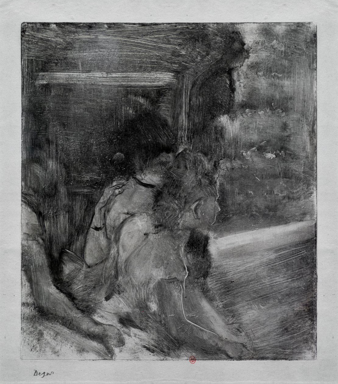 To the Theatre by Edgar Degas