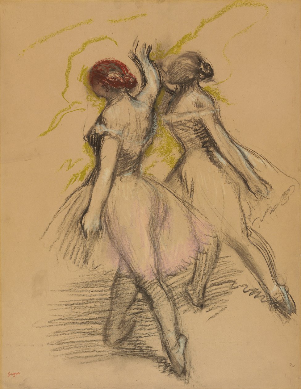 Two Dancers, c.1889 by Edgar Degas