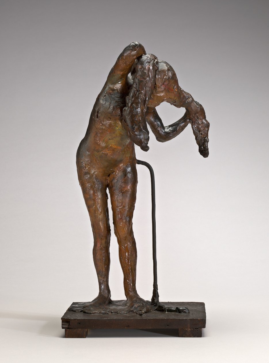 Woman Arranging Her Hair, possibly late 1880s-1890s by Edgar Degas
