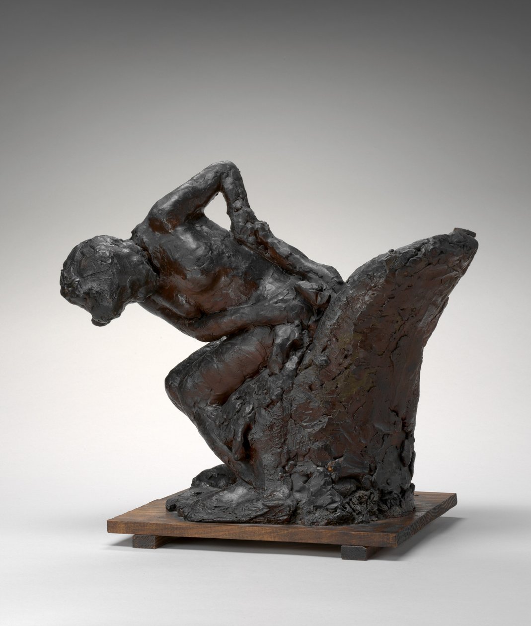 Woman Seated, Wiping Her Left Hip, 1890s-1911 by Edgar Degas