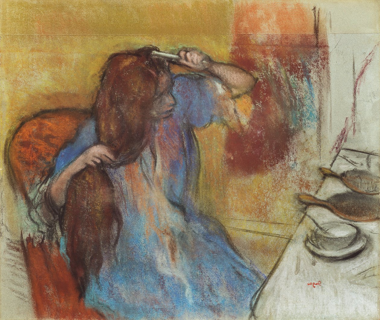 Woman at her Toilet by Edgar Degas
