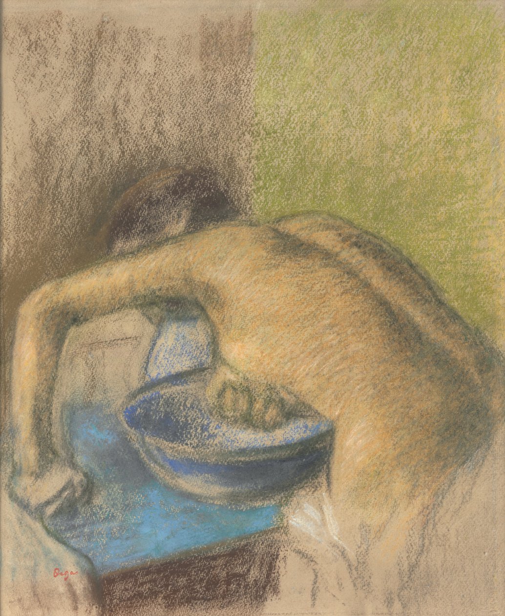 Woman at Her Toilette by Edgar Degas