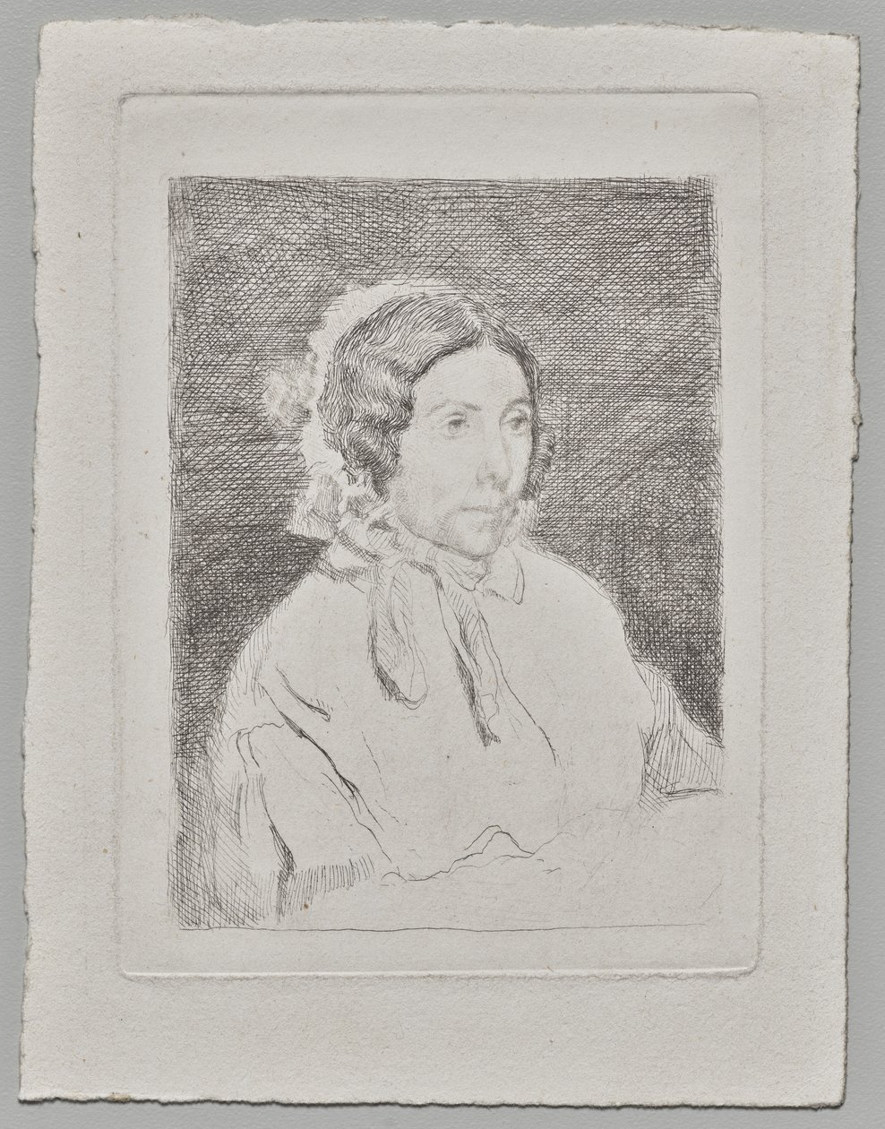 Woman in a Ruffled Cap by Edgar Degas