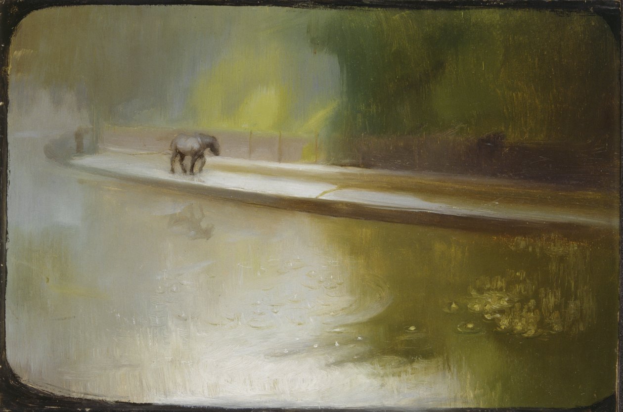 Morning: The Glamorgan Canal by Edgar Herbert Thomas