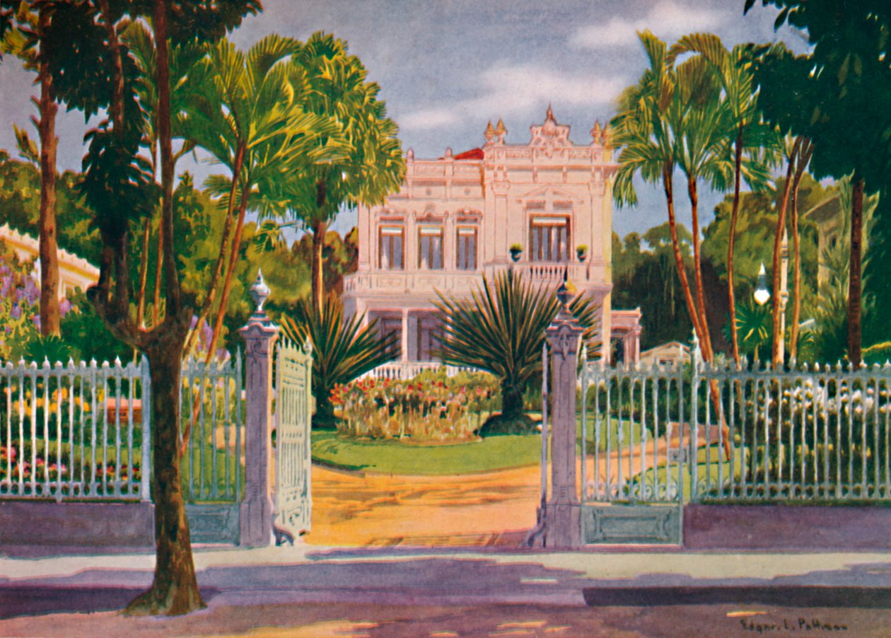 Residence of Count Paulo de Frontin, Petropolis, 1914 by Edgar L Pattison
