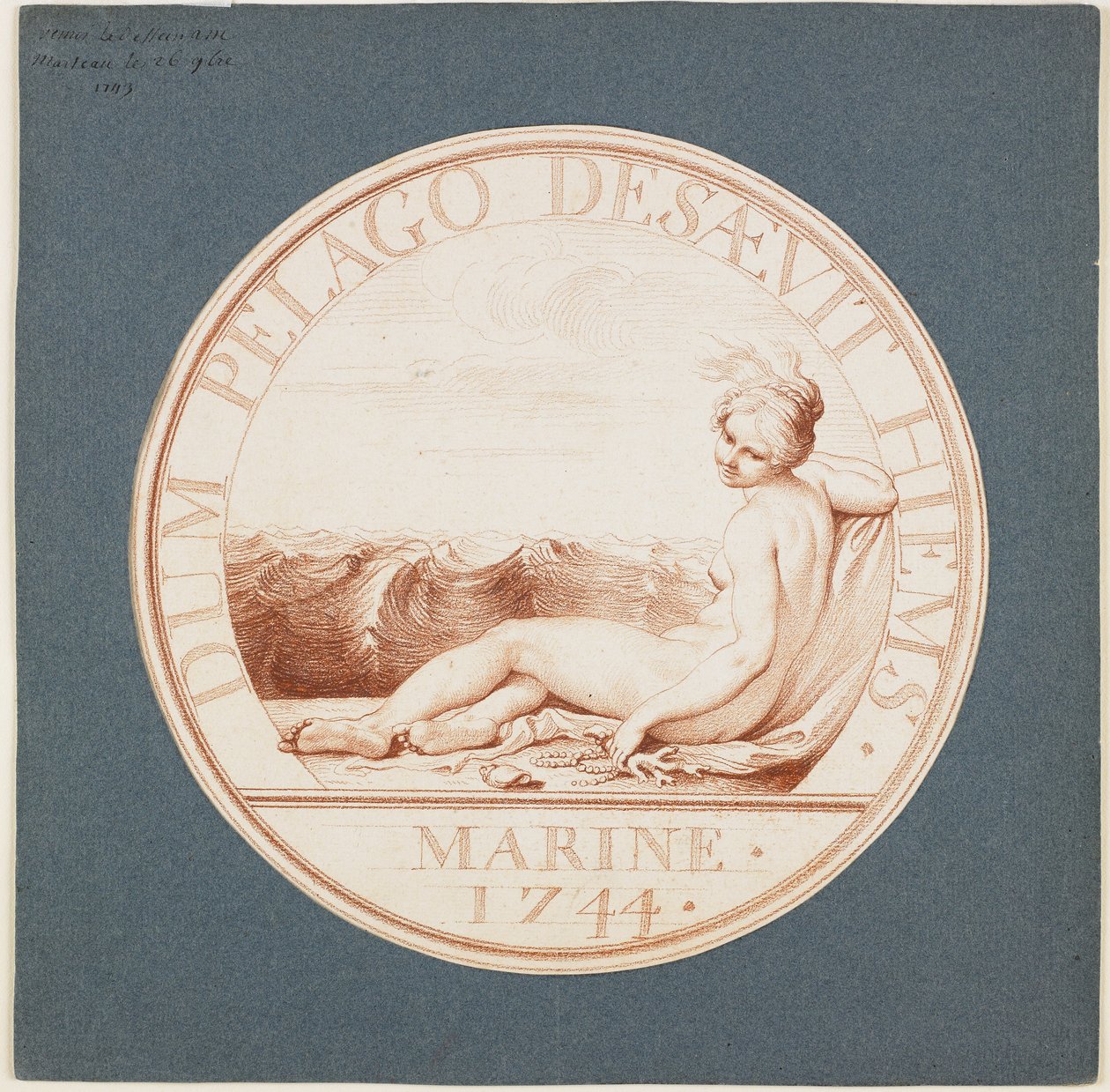 Marine Allegory, c. 1743 by Edmé Bouchardon